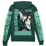 Casual Power Zipper Hoodie, Anime Fan Zip Hoodie ANI007122525716