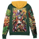 Rising Potential, Hero Drive, Growth Mindset, Courage Spark, Training Spirit, Inner Power, Moral Strength, Brave Path, Power Control, Steady Progress, Hero Resolve, Will To Rise, Disciplined Force, Youth Energy, Determined Heart Zipper Hoodie, Anime Lounge Zip Hoodie ANI007122525725