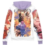 Raw Power Zipper Hoodie, Anime Casual Outerwear Hoodie ANI007122525740