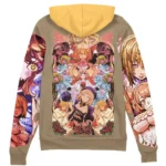 Campfire Feast Zipper Hoodie, Anime Fan Zip Hoodie ANI007122525762