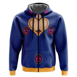 Reality Bending Combat Zipper Hoodie, Anime Daily Wear Hoodie ANI007122525773