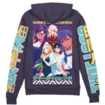 Dark Return Zipper Hoodie, Anime Casual Zip Hoodie ANI007122525787