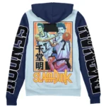 Rivalry and Friendship Zipper Hoodie, Anime Zip-Up Hoodie ANI007122525797