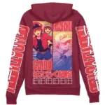Micro Battle Zipper Hoodie, Anime-Inspired Zipper Hoodie ANI007122525799