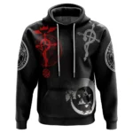 Grand Journey Hoodie, Relaxed Fit Anime Hoodie ANI009122525116