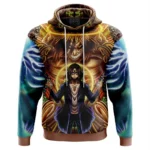 Defensive Combat Theme Hoodie, Everyday Anime Hoodie Wear ANI009122525385