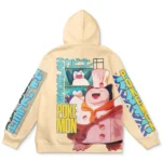 Night Courage Hoodie, Minimal Anime Pullover ANI009122525485