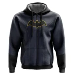 Silent City Defender Zipper Hoodie,Simple Anime Zipper Hoodie ANI010122925009