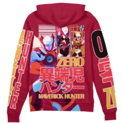 Core Blast Zipper Hoodie,Anime Zip-Up Hoodie ANI010122925067