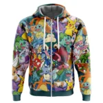 Positive Drive Zipper Hoodie,Anime Street Zipper Hoodie ANI010122925068