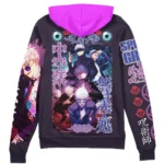 Sharp Control Zipper Hoodie,Anime Urban Zipper Hoodie ANI010122925083