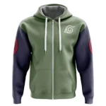 Iron Discipline Zipper Hoodie,Anime Zip-Up Hoodie ANI010122925110