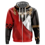 Sword and Magic Theme Zipper Hoodie,Anime Casual Zip Hoodie ANI010122925113