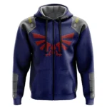 Courage and Destiny Zipper Hoodie,Anime Everyday Zip Jacket ANI010122925131