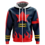 Never Yield Drive Zipper Hoodie,Anime Style Zipper Hoodie ANI010122925138