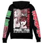 Obsessive Horror Style Zipper Hoodie,Anime Lounge Zip Hoodie ANI010122925145
