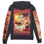 Warm Strength Zipper Hoodie,Anime-Inspired Zipper Hoodie ANI010122925201
