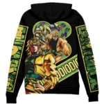 Eccentric Warrior Code Zipper Hoodie,Anime Streetwear Zip Hoodie ANI010122925213
