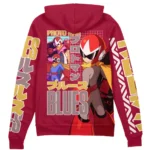 Neon Combat Zipper Hoodie,Everyday Anime Zipper Hoodie ANI010122925270
