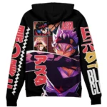 Rising Resolve Zipper Hoodie,Simple Anime Zipper Hoodie ANI010122925295