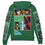 Rising Potential, Hero Drive, Growth Mindset, Courage Spark, Training Spirit, Inner Power, Moral Strength, Brave Path, Power Control, Steady Progress, Hero Resolve, Will To Rise, Disciplined Force, Youth Energy, Determined Heart Zipper Hoodie,Anime Streetwear Zip Hoodie ANI010122925345
