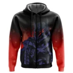 Relentless March Zipper Hoodie,Anime Style Zipper Hoodie ANI010122925388