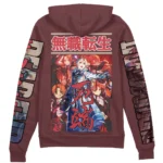 Inner Development Zipper Hoodie,Cozy Anime Zip Hoodie ANI010122925436