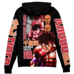 Battle Heart Zipper Hoodie,Anime Daily Wear Hoodie ANI010122925446