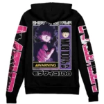 Minimalist Art Style Zipper Hoodie,Anime Casual Outerwear Hoodie ANI010122925536