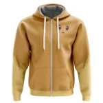 Balanced Growth Zipper Hoodie,Anime Casual Outerwear Hoodie ANI010122925556