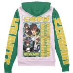 Character-Based Comedy Zipper Hoodie,Anime Fan Zip Hoodie ANI010122925577