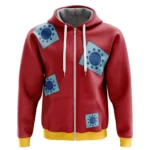 Crew Bond Zipper Hoodie,Clean Anime Zip Hoodie ANI010122925654