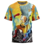 Mythological World T-Shirt, Relaxed Fit Anime Tee ANI014122925372