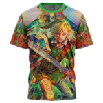 Parody Adventure Theme T-Shirt, Streetwear Anime Tee ANI014122925543