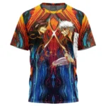 Pixel Realm T-Shirt, Daily Wear Anime Tee ANI014122925817