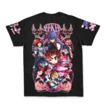 Social Satire T-Shirt, Anime Casual Top ANI014122925904