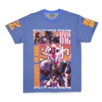 Power Contrast T-Shirt, Streetwear Anime Tee ANI014122926065