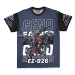 Immersive Game World T-Shirt, Clean Anime Tee ANI014122926132