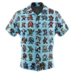 Digital Hero Rhythm Hawaiian Shirt, Bold Aura Button Shirt ANI015123025039