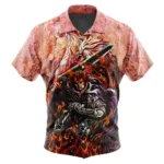 Steel Nerve Hawaiian Shirt, Bold Aura Button Shirt ANI015123025163