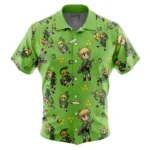 Epic Exploration Hawaiian Shirt, Tropical Otaku Button Shirt ANI015123025175