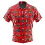 Versus Frenzy Spirit Hawaiian Shirt, True Otaku Button Shirt ANI015123025201