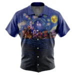Starry Sky Hawaiian Shirt, Festival Anime Button Shirt ANI015123025238
