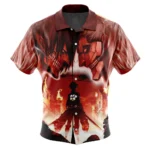 Iron Pressure Hawaiian Shirt, Hero Energy Button Shirt ANI015123025247
