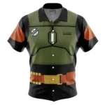 Galactic Myth Hawaiian Shirt, Everyday Aura Button Shirt ANI015123025261