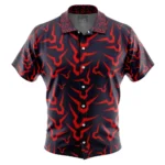 Control Field Hawaiian Shirt, True Otaku Button Shirt ANI015123025275