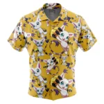 Monster Partnership Narrative Hawaiian Shirt, Tropical Otaku Button Shirt ANI015123025283