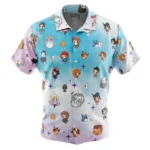 Soft Fantasy Hawaiian Shirt, Anime Spirit Button Shirt ANI015123025407