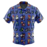 Robot Battle Spirit Hawaiian Shirt, Celebration Aura Button Shirt ANI015123025415