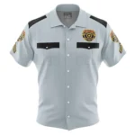 Zombie Threat Hawaiian Shirt, Tropical Otaku Button Shirt ANI015123025454